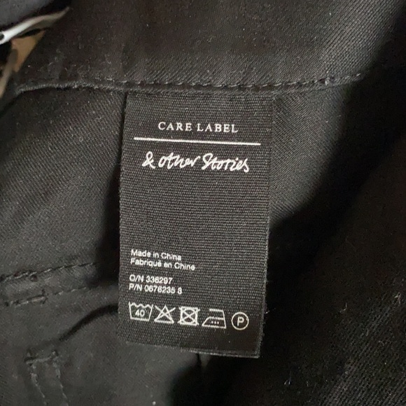 NWT & Other Stories Cropped Twill Workwear Pants - Picture 10 of 10